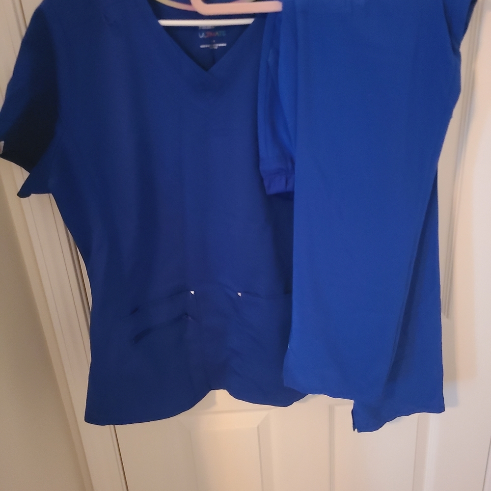 Scrubstar Women's Royal Blue Medical Scrub Top and Pants